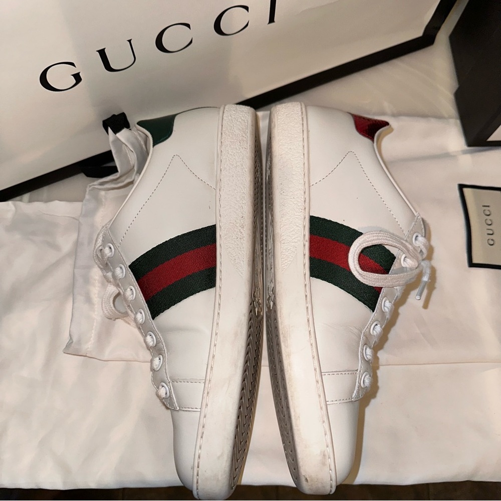 GUCCI WOMENS ACE SNEAKER - Picture 4 of 13